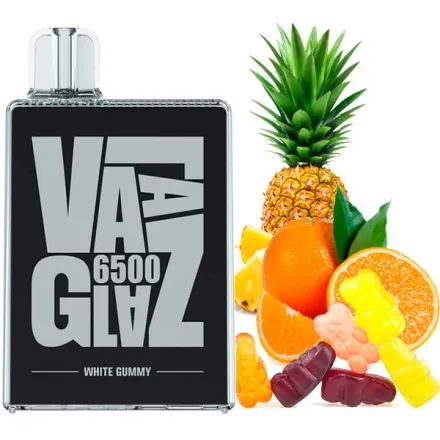 Disposable Pod VAAL Glaz 6500 Puffs - White Gummy