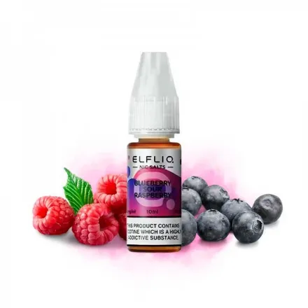 E-Liquid ELFLIQ - Blueberry Sour Raspberry 10 ml