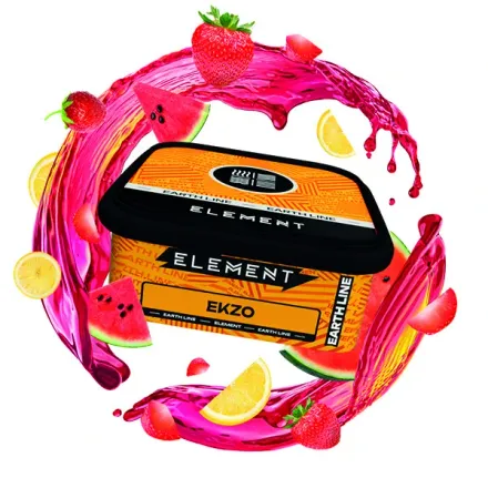 Element Tobacco Earth Line - Ekzo (Watermelon, Strawberry & Lemon) 200 gr