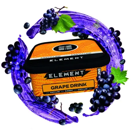 Element Tobacco Earth Line - Grape Drink (Grape, Lemon & Soda) 200 gr