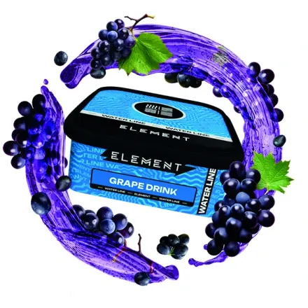 Element Tobacco Water Line - Grape Drink (Grape, Lemon & Soda) 200 gr