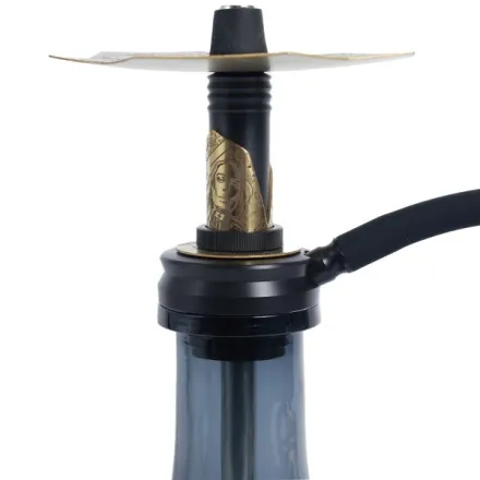 Embery Hookah - Mini Mono Customs Queen of Diamonds (Black & Gold)