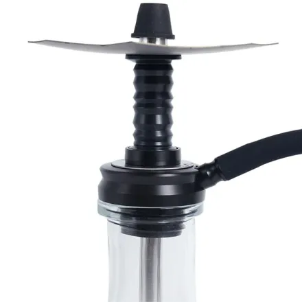 Embery Hookah - Flip (Silver & Black)