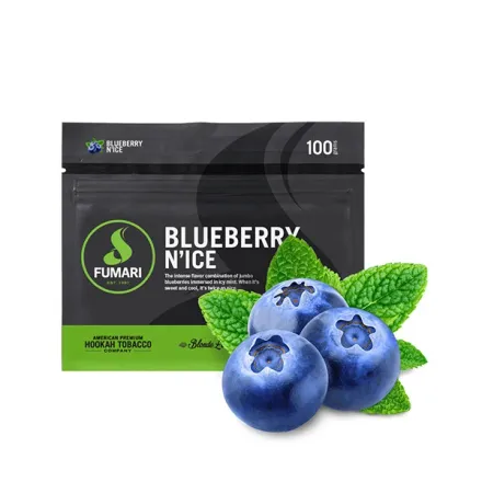 Fumari Hookah Tobacco - Blueberry N`Ice 100 gr