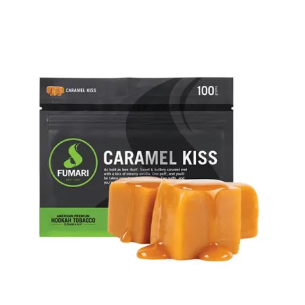 Fumari Hookah Tobacco - Caramel Kiss 100 gr