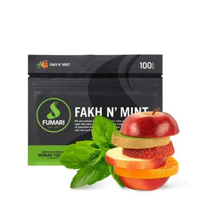 Fumari Hookah Tobacco - Fakh N`Mint 100 gr Fumari Hookah Tobacco - Fakh N`Mint 100 gr