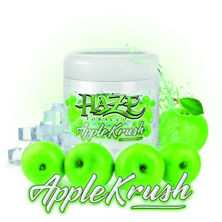 Haze Hookah Tobacco - Apple Krush (Green Apple, Sugar & Ice) 200 gr