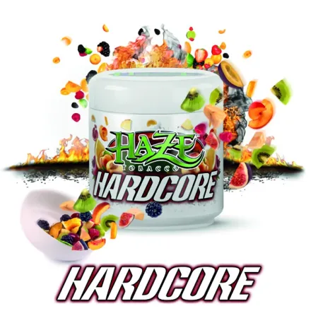 Haze Hookah Tobacco - Hardcore (Blackberry, Passionfriut, Kiwi, Lime & Peach) 200 gr