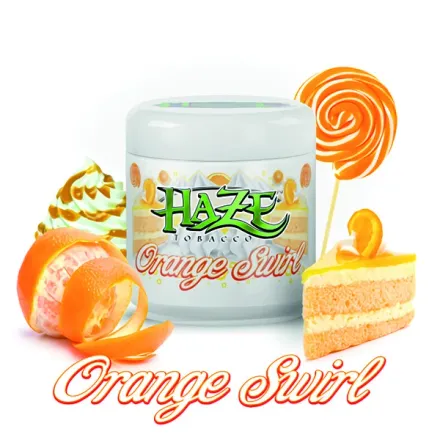 Haze Hookah Tobacco - Orange Swirl (Caramel, Cake, Cream & Orange) 200 gr