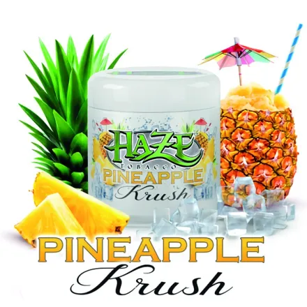 Haze Hookah Tobacco - Pineapple Krush (Pineapple & Ice) 200 gr Haze Hookah Tobacco - Pineapple Krush (Pineapple & Ice) 200 gr