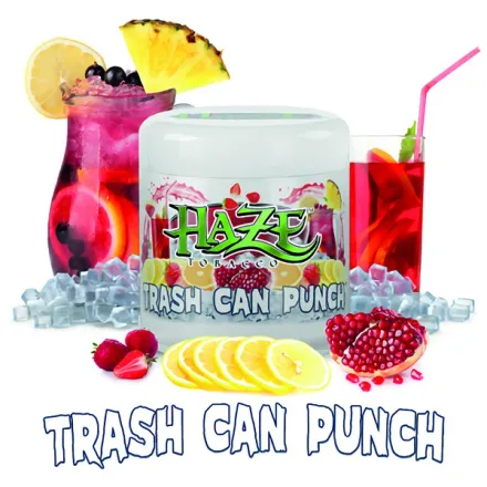 Haze Hookah Tobacco - Trash Can Punch (Grapefruit, Strawberry, Orange, Lemon, Pineapple & Ice) 200 gr