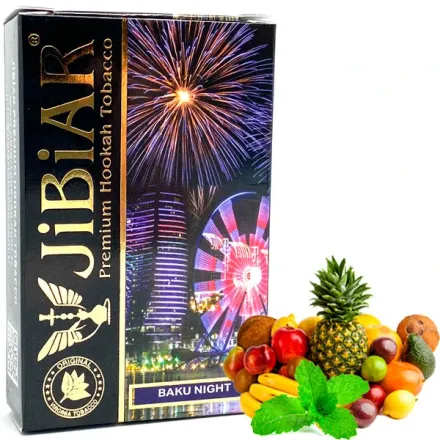 Jibiar Hookah Tobacco - Baku Night 50 gr