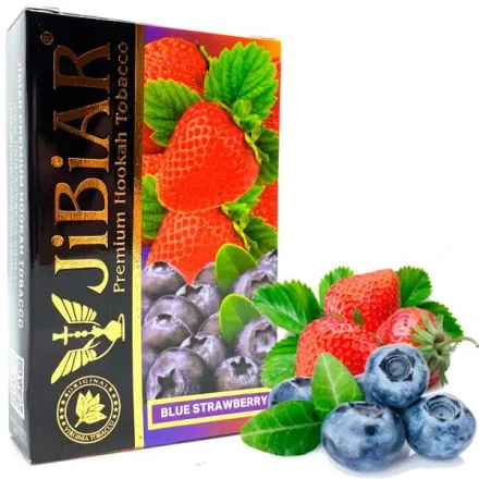 Jibiar Hookah Tobacco - Blue Strawberry 50 gr