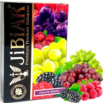 Jibiar Hookah Tobacco - Grape Berry 50 gr Jibiar Hookah Tobacco - Grape Berry 50 gr