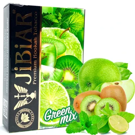 Jibiar Hookah Tobacco - Green Mix 50 gr