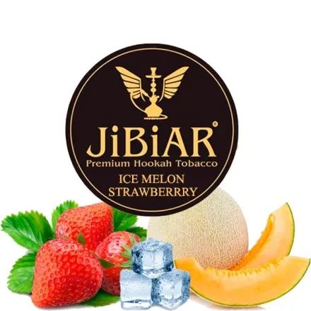Jibiar Hookah Tobacco - Ice Melon Strawberry 250 gr