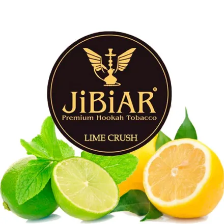 Jibiar Hookah Tobacco - Lime Crush 250 gr