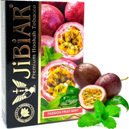 Jibiar Hookah Tobacco - Passion Fruit Mint 50 gr