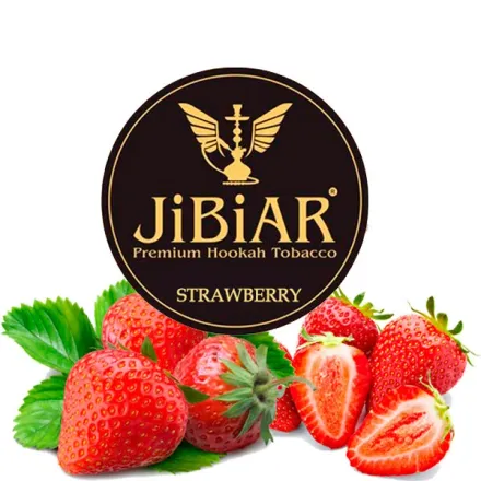 Jibiar Hookah Tobacco - Strawberry 250 gr