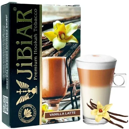 Jibiar Hookah Tobacco - Vanilla Latte 50 gr