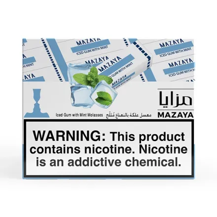 Mazaya Hookah Tobacco - Iced Gum with Mint 250 gr
