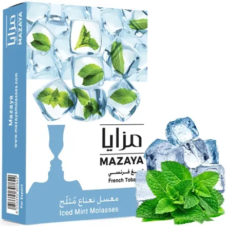 Mazaya Hookah Tobacco - Iced Mint 50 gr
