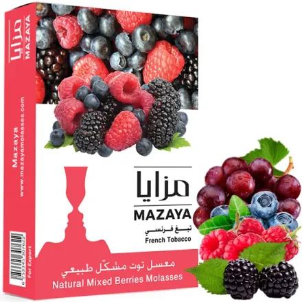 Mazaya Hookah Tobacco - Natural Mixed Berries 50 gr