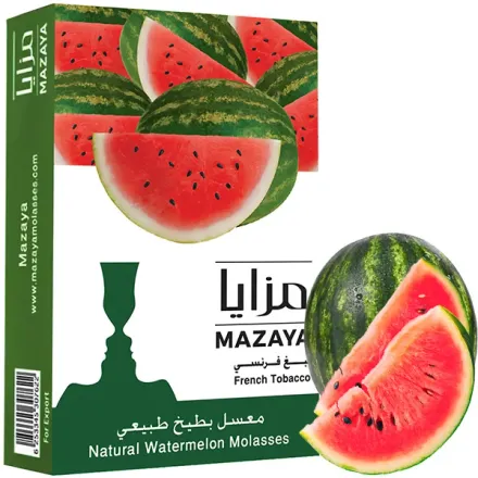 Mazaya Hookah Tobacco - Natural Watermelon 50 gr