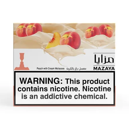 Mazaya Hookah Tobacco - Peach with Cream 250 gr Mazaya Hookah Tobacco - Peach with Cream 250 gr