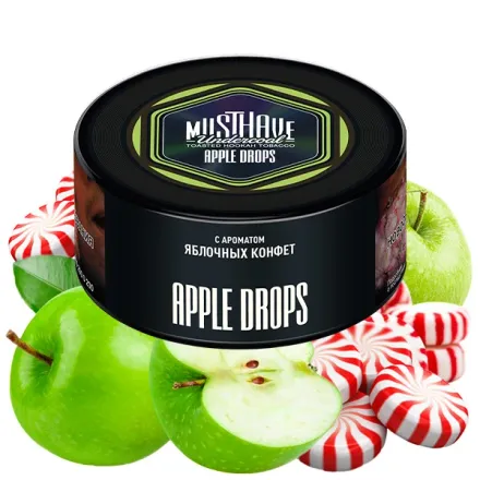 Must Have Hookah Tobacco - Apple Drops (Lollipop & Apple) 125 gr