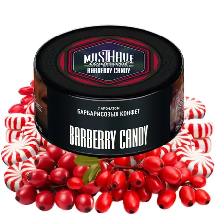 Must Have Hookah Tobacco - Barberry Candy 125 gr