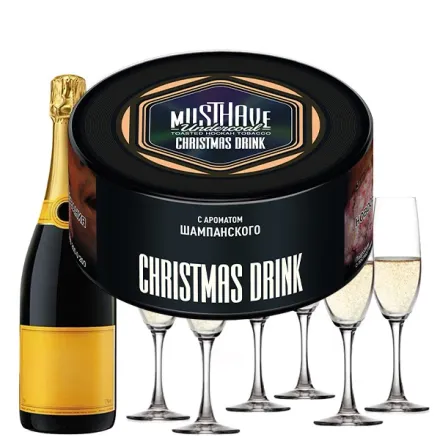 Must Have Hookah Tobacco - Christmas Drink (Champagne) 125 gr Must Have Hookah Tobacco - Christmas Drink (Champagne) 125 gr