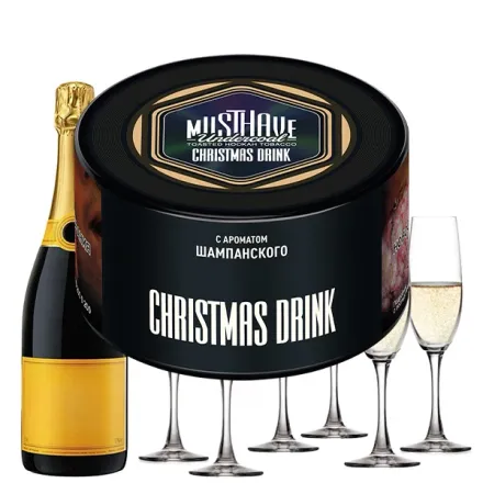 Must Have Hookah Tobacco - Christmas Drink (Champagne) 250 gr