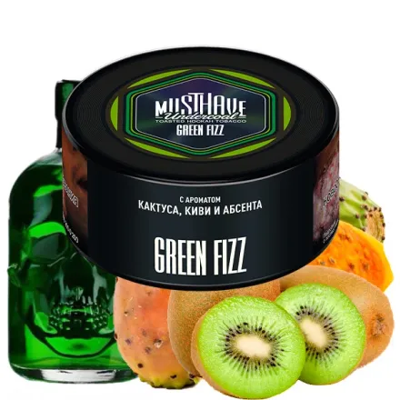 Must Have Hookah Tobacco - Green Fizz (Cactus, Absinthe & Kiwi) 125 gr Must Have Hookah Tobacco - Green Fizz (Cactus, Absinthe & Kiwi) 125 gr