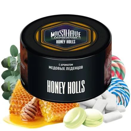 Must Have Hookah Tobacco - Honey Holls (Eucalyptus, Gum, Honey & Lollilop) 250 gr Must Have Hookah Tobacco - Honey Holls (Eucalyptus, Gum, Honey & Lollilop) 250 gr