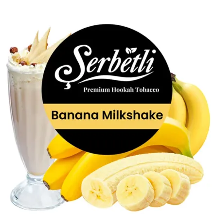 Serbetli Hookah Tobacco - Banana Milkshake 250 gr