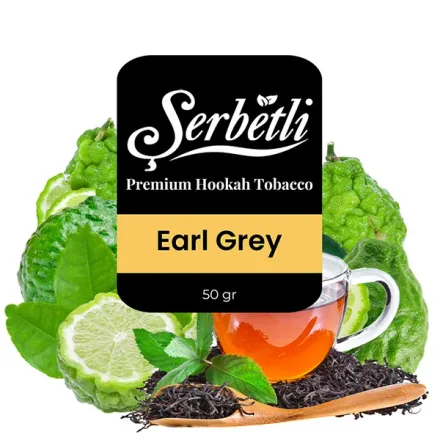 Serbetli Hookah Tobacco - Earl Grey 50 gr