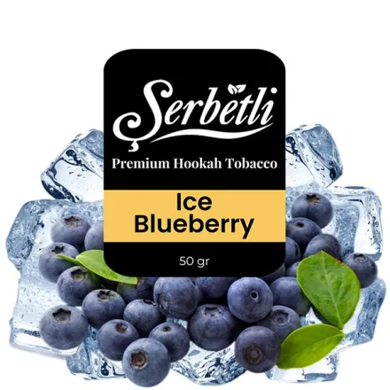 Serbetli Hookah Tobacco - Ice Blueberry 50 gr