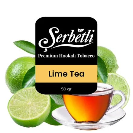 Serbetli Hookah Tobacco - Lime Tea 50 gr