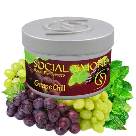 Social Smoke Hookah Tobacco - Grape Chill 250 gr