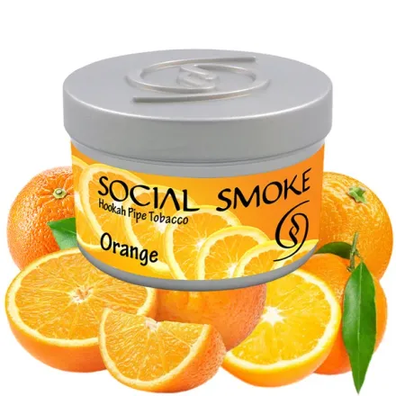 Social Smoke Hookah Tobacco - Orange 250 gr
