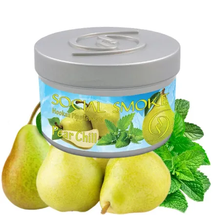 Social Smoke Hookah Tobacco - Pear Chill 100 gr Social Smoke Hookah Tobacco - Pear Chill 100 gr