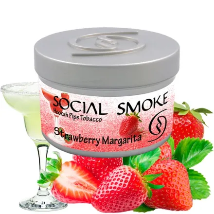 Social Smoke Hookah Tobacco - Strawberry Margarita 250 gr Social Smoke Hookah Tobacco - Strawberry Margarita 250 gr
