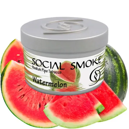 Social Smoke Hookah Tobacco - Watermelon 250 gr Social Smoke Hookah Tobacco - Watermelon 250 gr