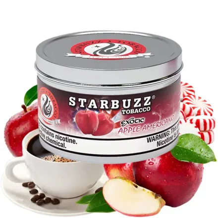 Starbuzz Exotic Hookah Tobacco - Apple Americano (Coffe, Apple & Candy) 250 gr