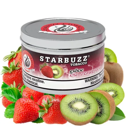 Starbuzz Exotic Hookah Tobacco - Kiwi Strawberry 250 gr