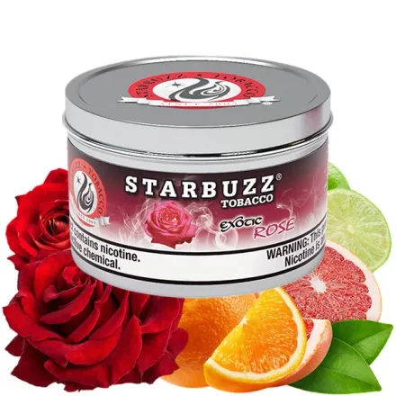Starbuzz Exotic Hookah Tobacco - Rose (Grapefruit, Orange, Lime & Rose) 250 gr Starbuzz Exotic Hookah Tobacco - Rose (Grapefruit, Orange, Lime & Rose) 250 gr