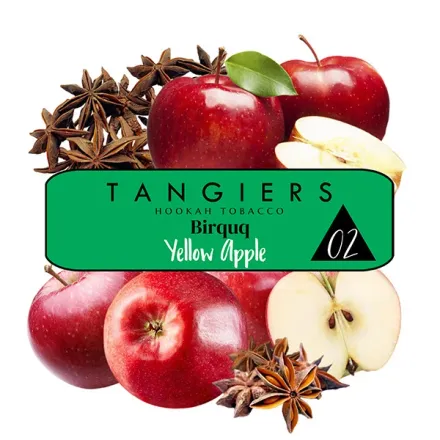 Tangiers Birquq 02 - Yellow Apple (Anis & Red Apple) 250 gr