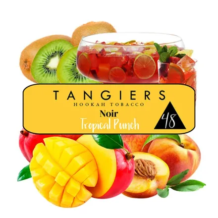 Tangiers Noir 48 - Tropical Punch (Peach, Mango & Kiwi) 250 gr