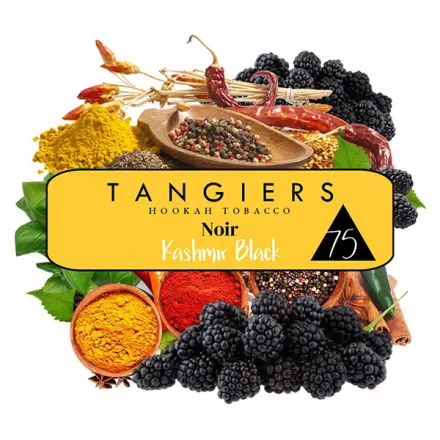 Tangiers Noir 75 - Kashmir Black (Blackberry & Spices ) 100 gr Tangiers Noir 75 - Kashmir Black (Blackberry & Spices ) 100 gr